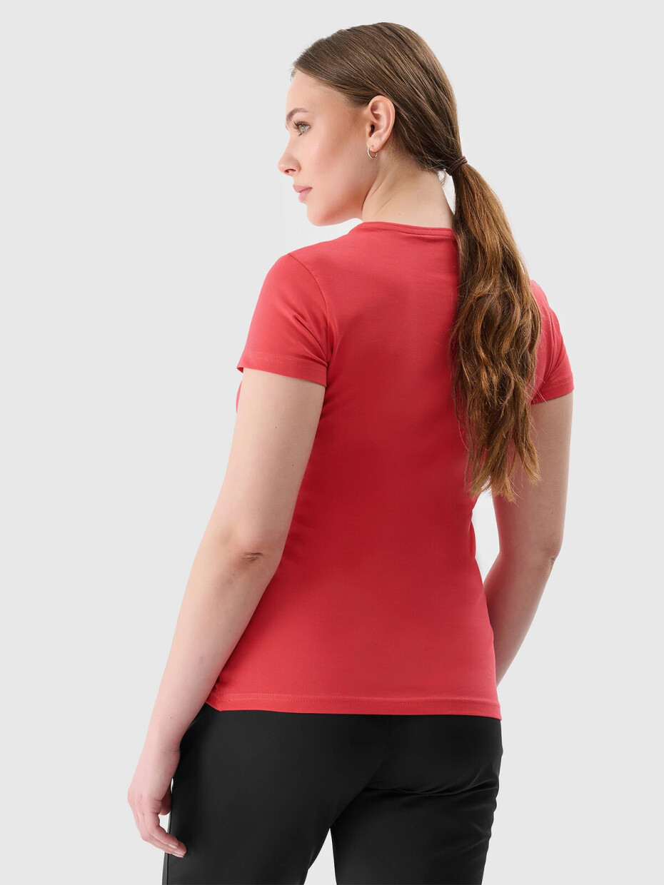 Dámské triko slim 4F - červené Velikost: XS - main (4)