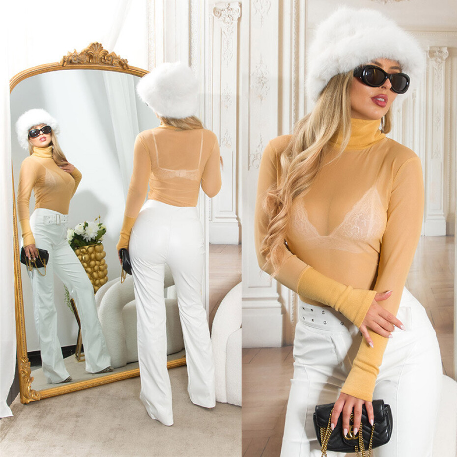 Sexy rolák KouCla ze síťoviny Kim K. Podívejte se na pink Einheitsgroesse - main (23)