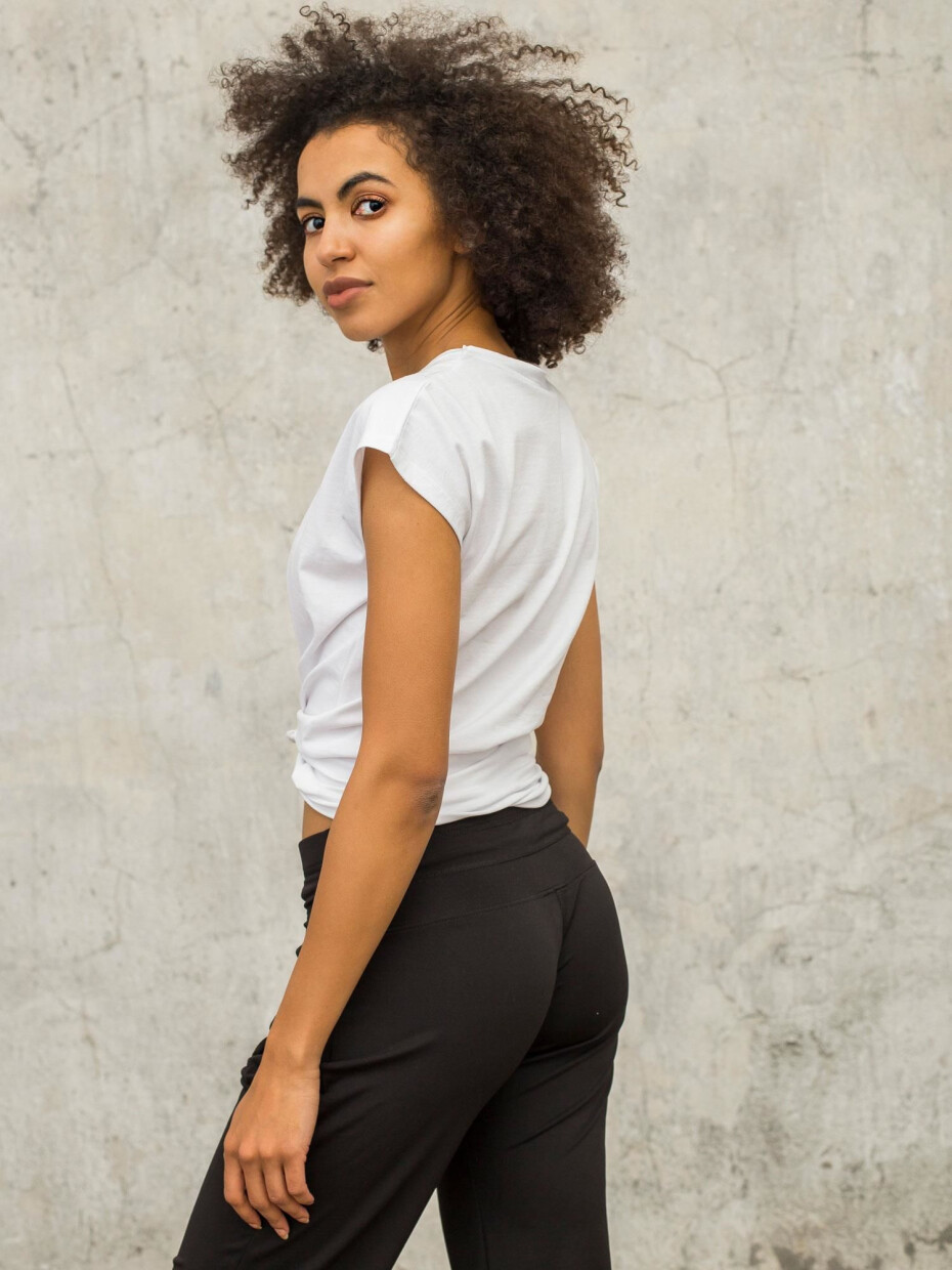 Bílé dámské tričko FOR FITNESS Velikost: XL - main (6)