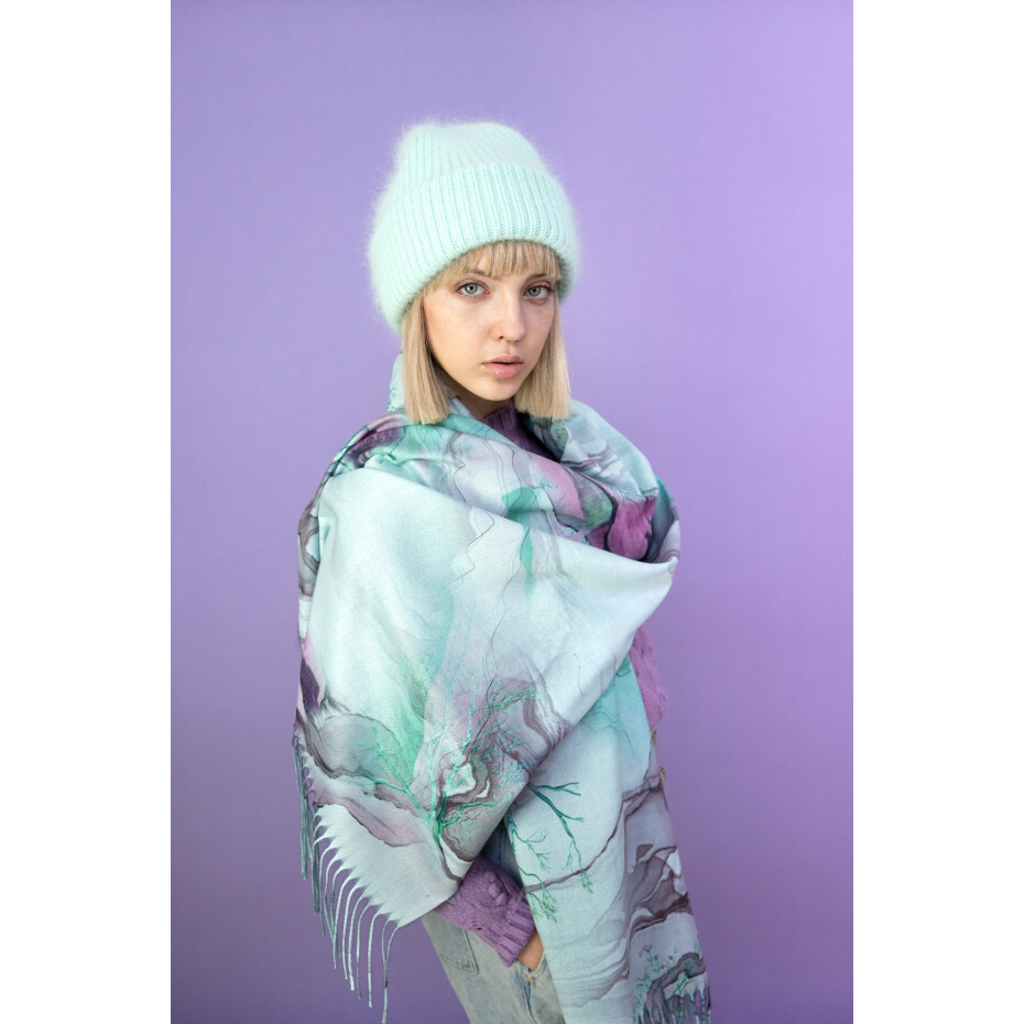 Šála Art Of Polo Sz22276-4 Tyrkysová UNI - main (2)