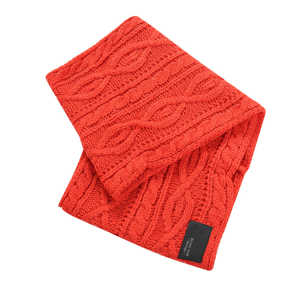 Pletená kruhová šála ALPINE PRO GOZONE cherry tomato UNI - main (5)