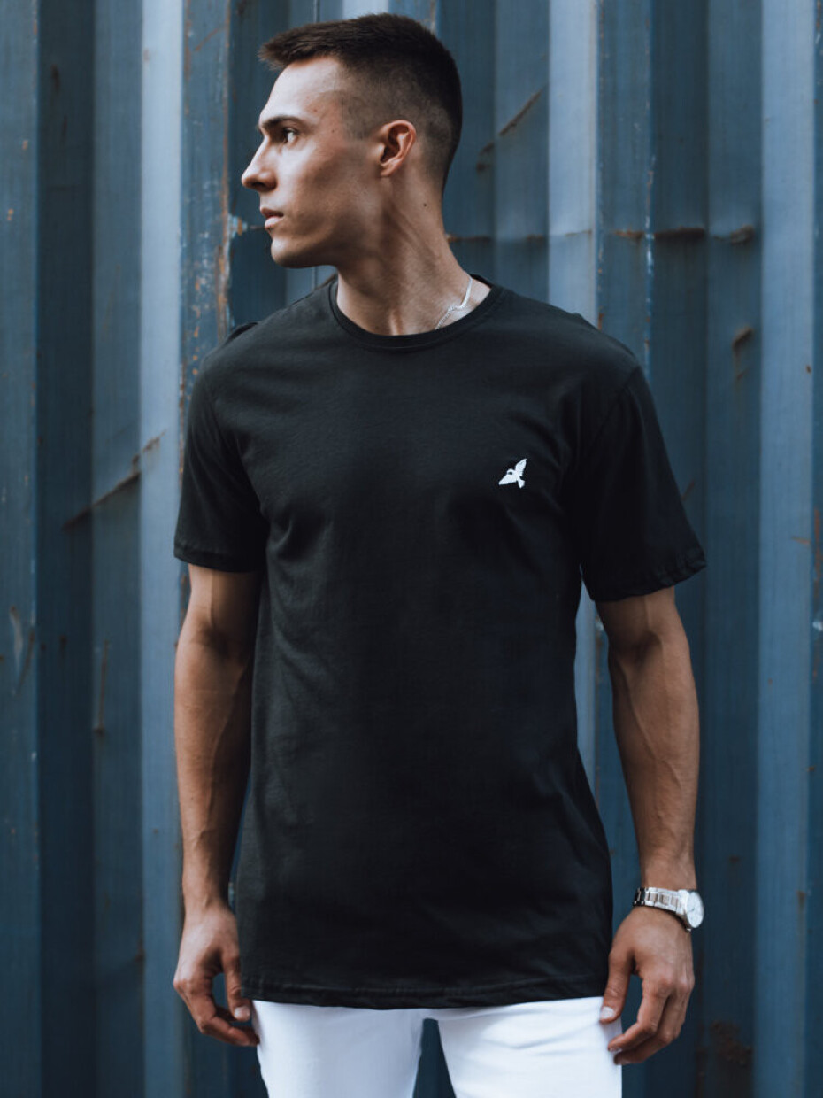Pánské černé tričko Dstreet RX5575 XXL - main (2)