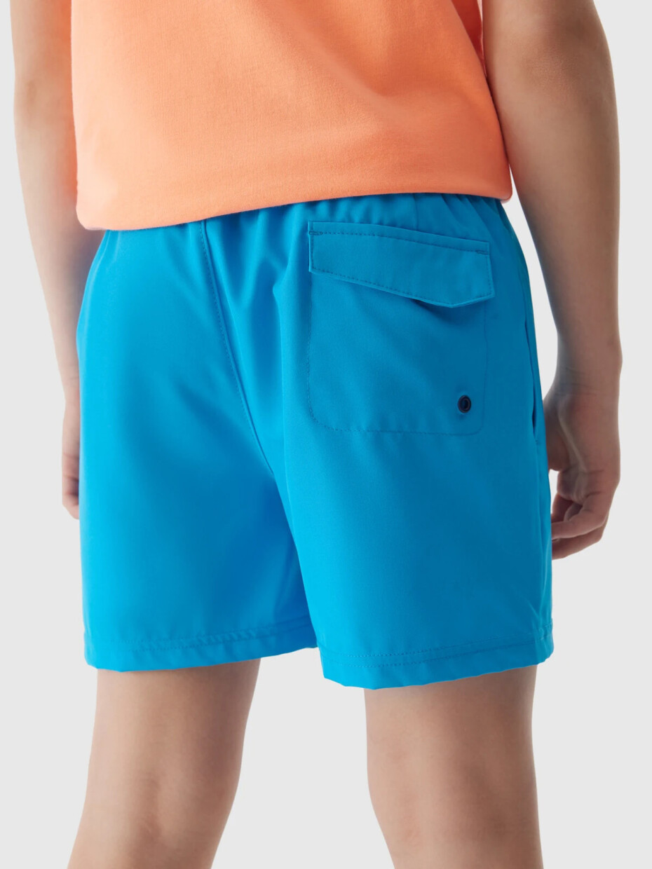 Chlapecké plážové šortky typu boardshorts 4F - modré Velikost: 134/140 - main (4)