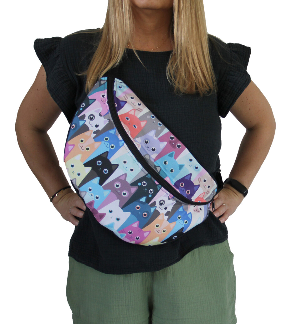 Bertoni Velká brašna do pasu Meow Multicolour 44 cm x 25 cm x 11,5 cm - main (3)