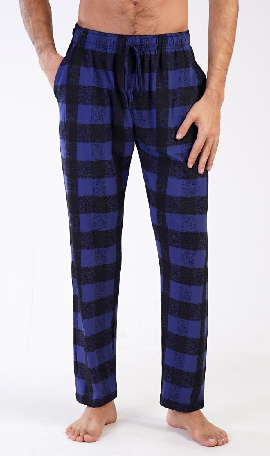 Pánské pyžamové kalhoty Johnny modrá 1XL - main (3)