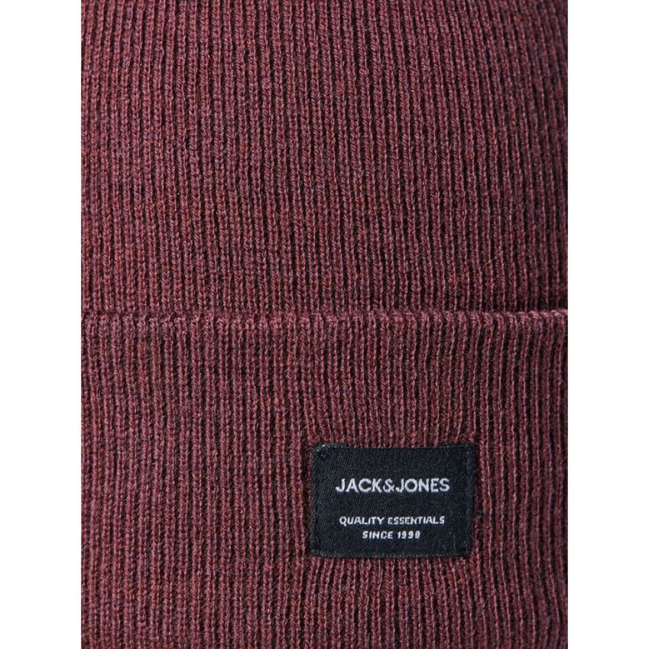 Jack & Jones Jacdna Beanie Noos M 12092815 pánské vínové Univerzální - main (6)