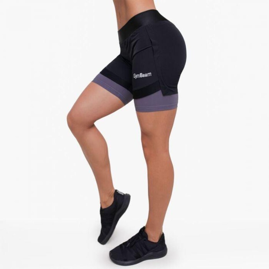 GymBeam Dámské Šortky 2in1 Black Grey - main (0)