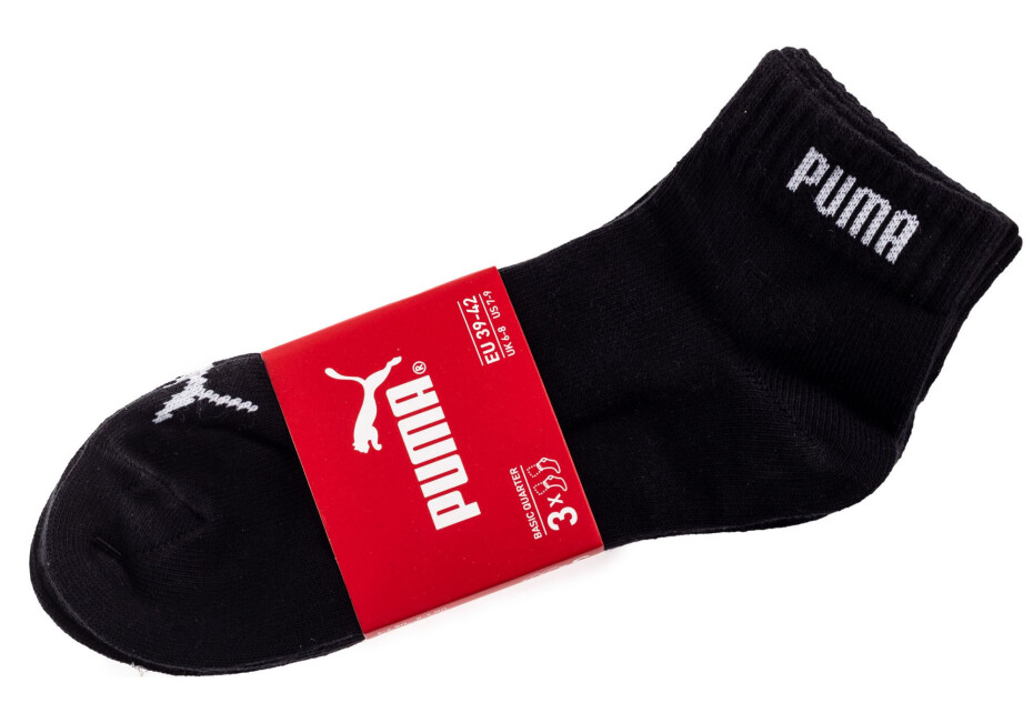 Puma 3Pack Ponožky 887498 Black 35-38 - main (5)
