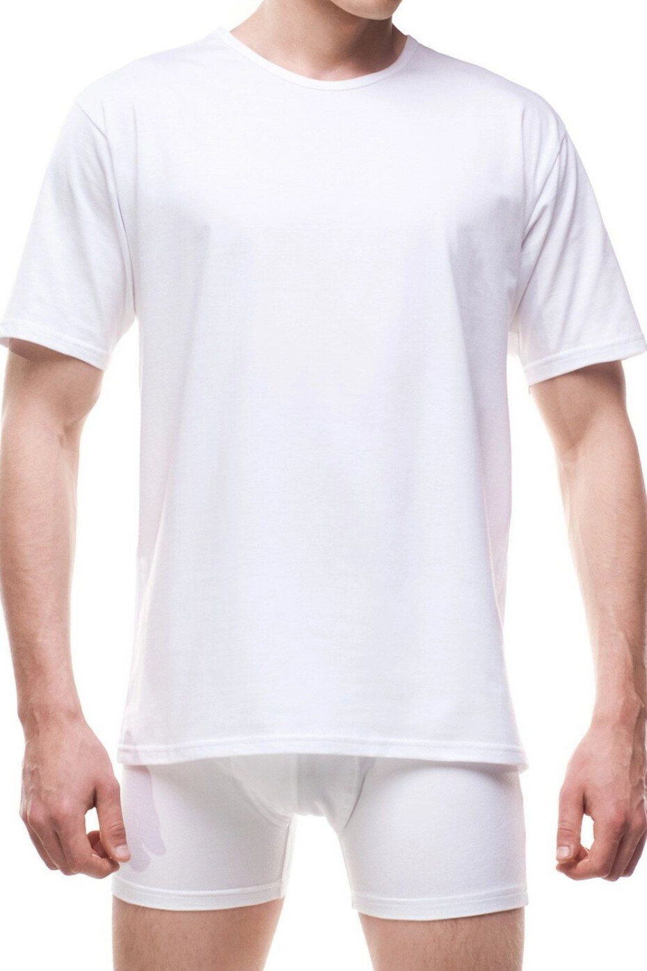 Pánské tričko 202 Authentic new white - CORNETTE bílá L - main (0)