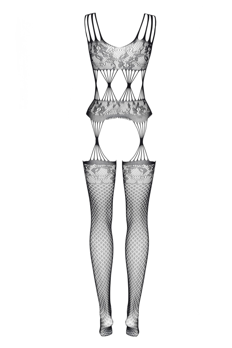 Bodystocking Maribel - BEAUTY NIGHT FASHION černá S/L - main (9)