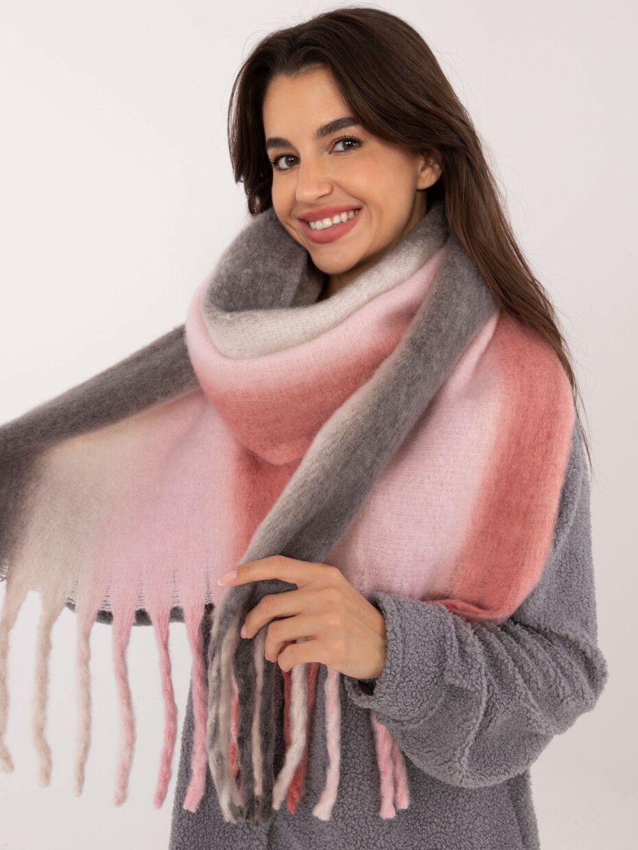 Šála AT SZ 2320.50 šedorůžová jedna velikost - main (5)