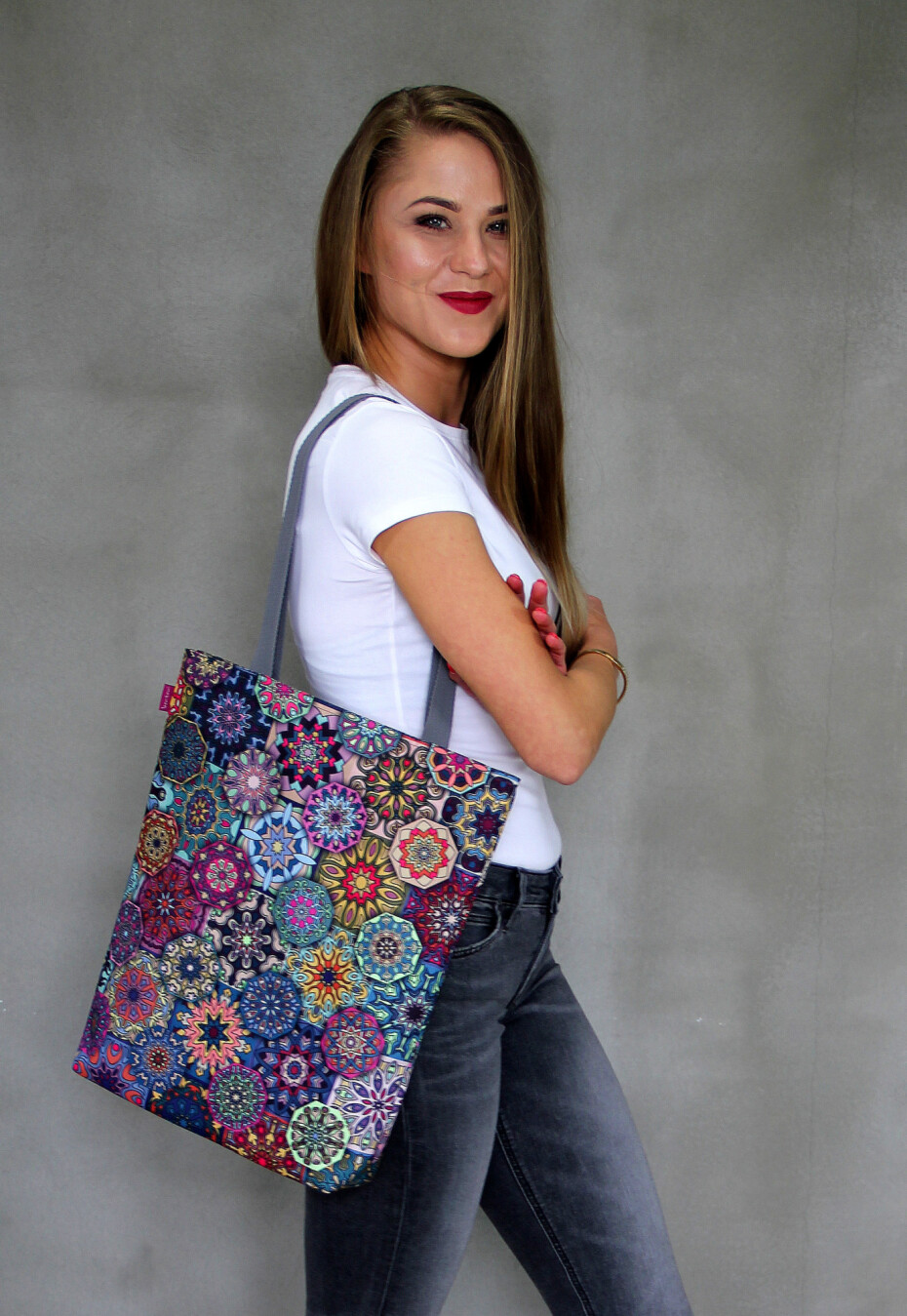 Bertoni Plátěná taška Sunny Valencia Multicolor 29 cm x 40 cm x 36 cm x 8 cm - main (2)