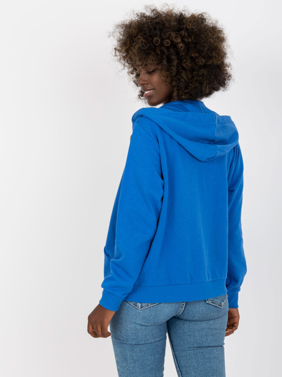 Základní tmavě modrá mikina s kapucí na zip XL - main (2)