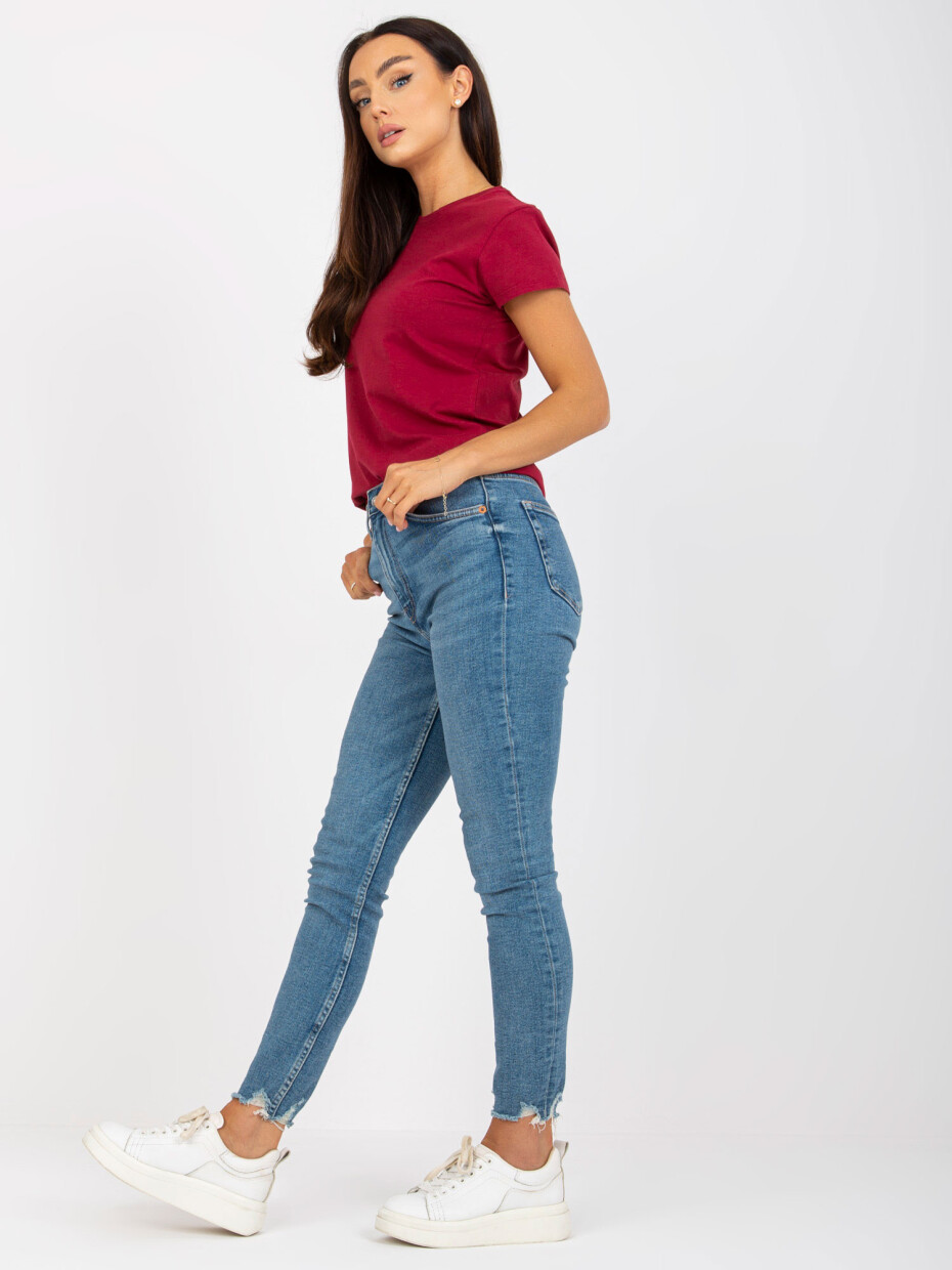 Základní kaštanové tričko s kulatým výstřihem Velikost: 2XL - main (1)
