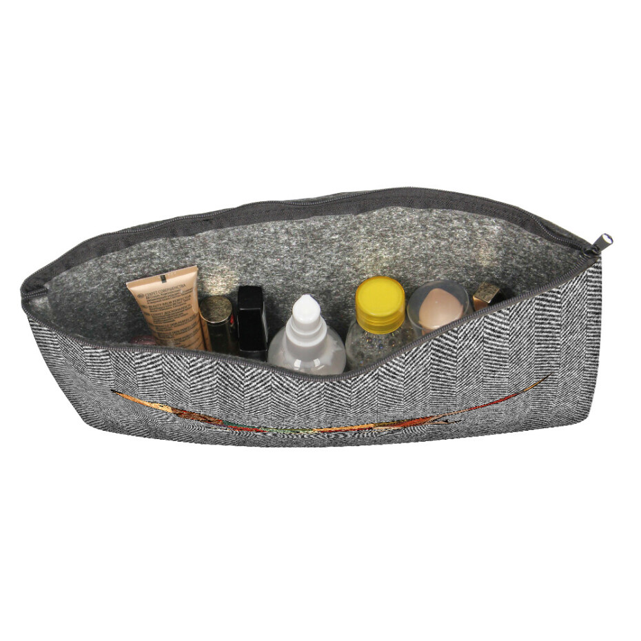 Bertoni Velká kapesní kosmetická taška Joker Grey 31 cm x 20 cm x 1 cm - main (3)