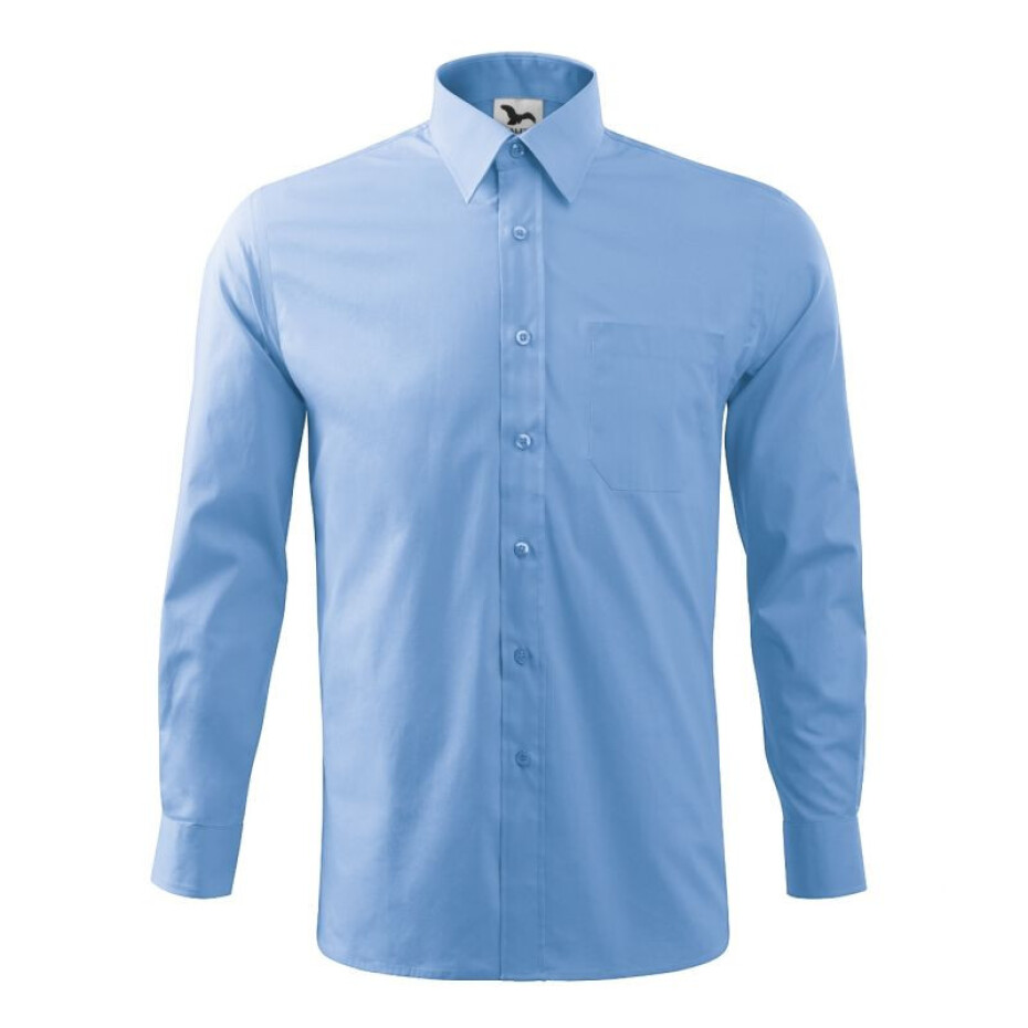 Modrá košile Malfini Style LS M MLI-20915 s - main (2)