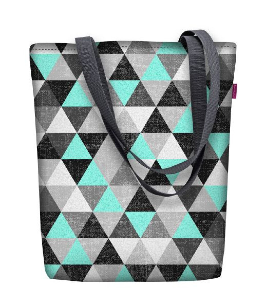 Bertoni Plátěná taška Sunny Figaro Grey/Mint 29 cm x 40 cm x 36 cm x 8 cm - main (6)