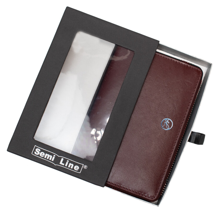 Peněženka Semiline RFID P8262-2 Maroon 10 cm x 16 cm x 2 cm - main (3)