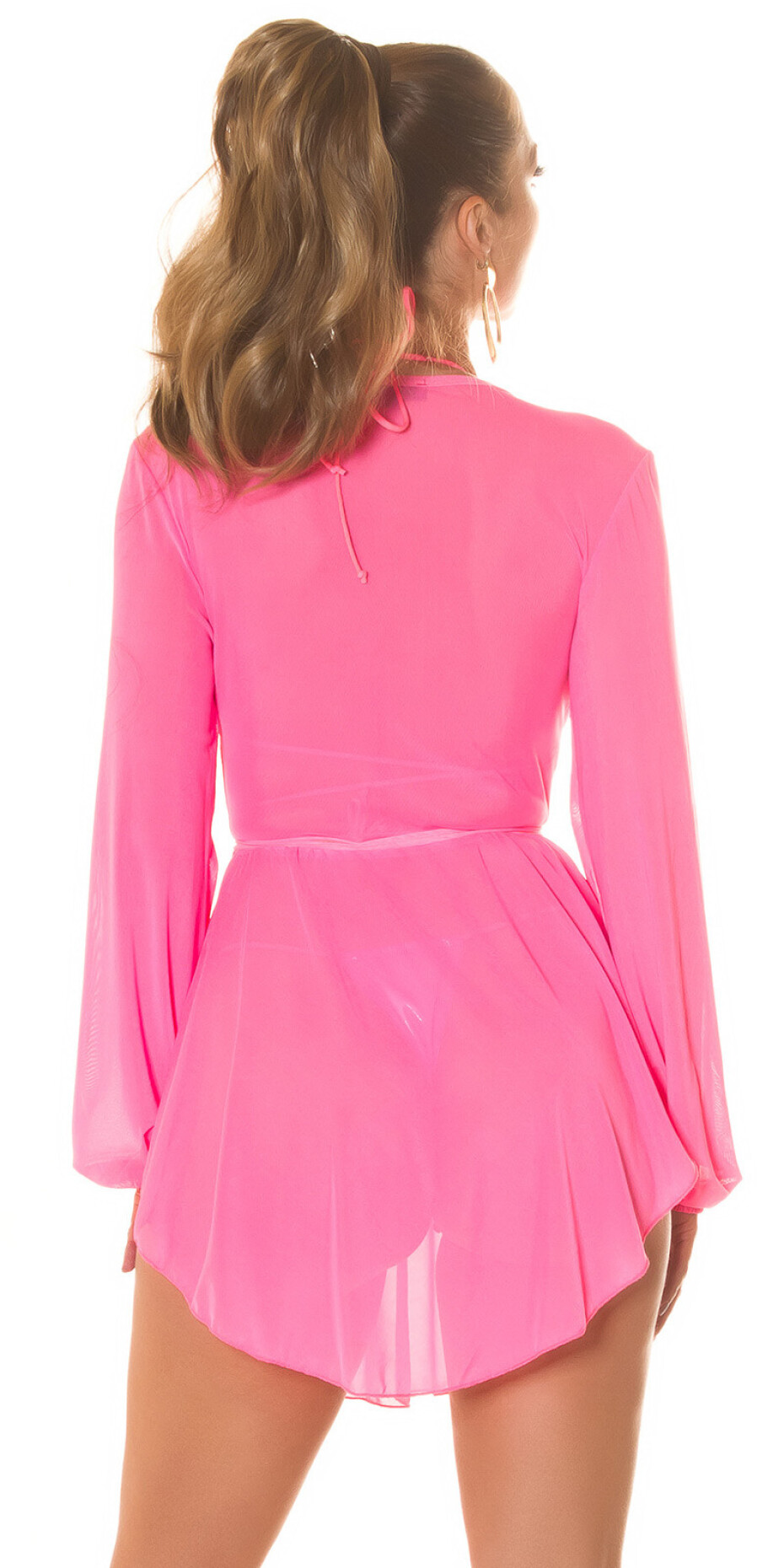 Sexy průhledné minišaty Koucla / Cover-Up black L/XL - main (18)
