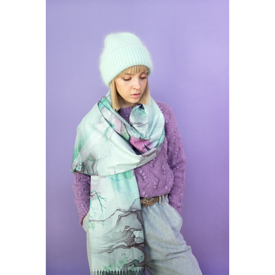 Šála Art Of Polo Sz22276-4 Tyrkysová UNI - main (3)