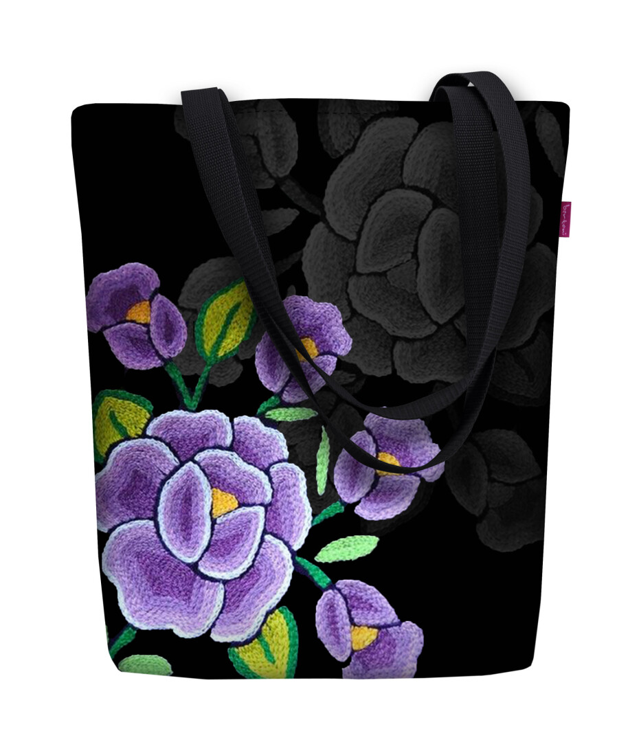 Bertoni Plátěná taška Sunny Veracruz Black 29 cm x 40 cm x 36 cm x 8 cm - main (1)