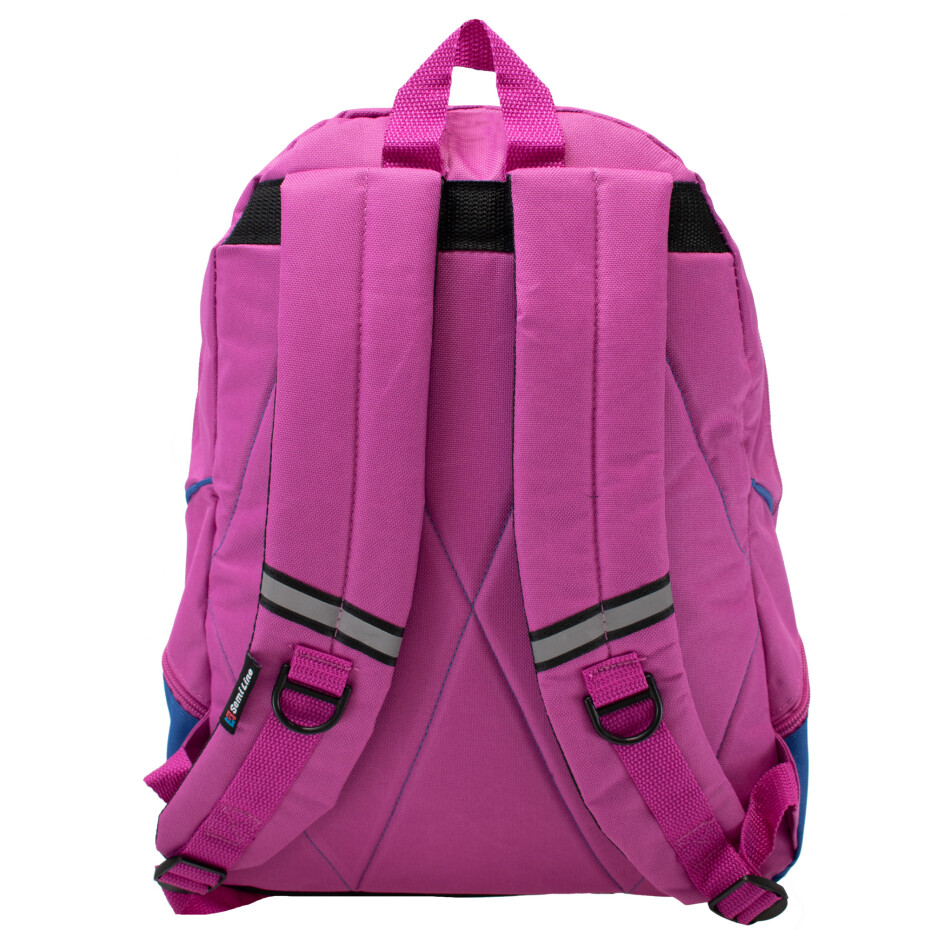Batoh Semiline J4919-3 Pink/Navy Blue 43 cm x 32 cm x 20 cm - main (2)
