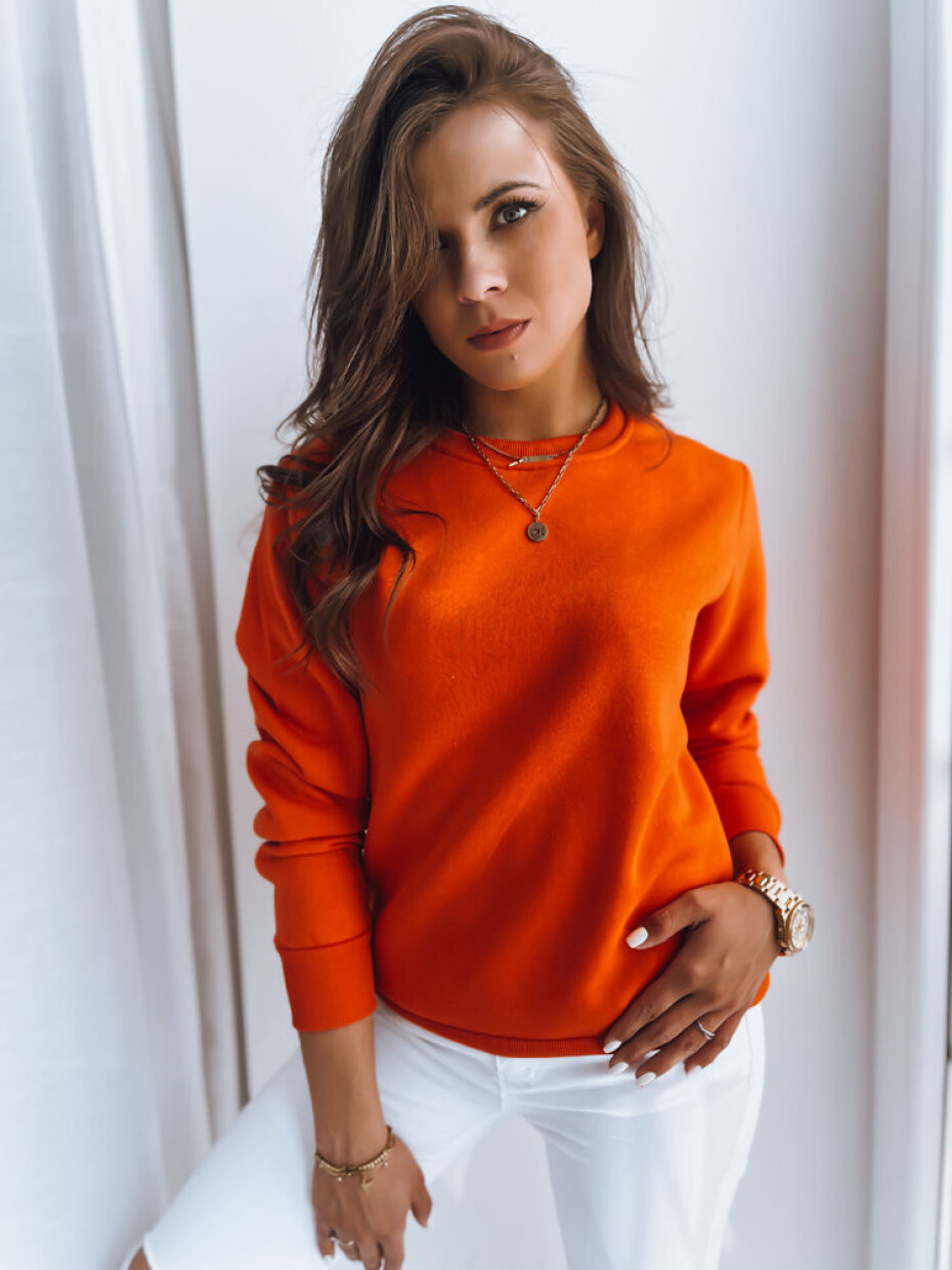 Dámská mikina FASHION II oranžová Dstreet BY0317z XXL - main (0)