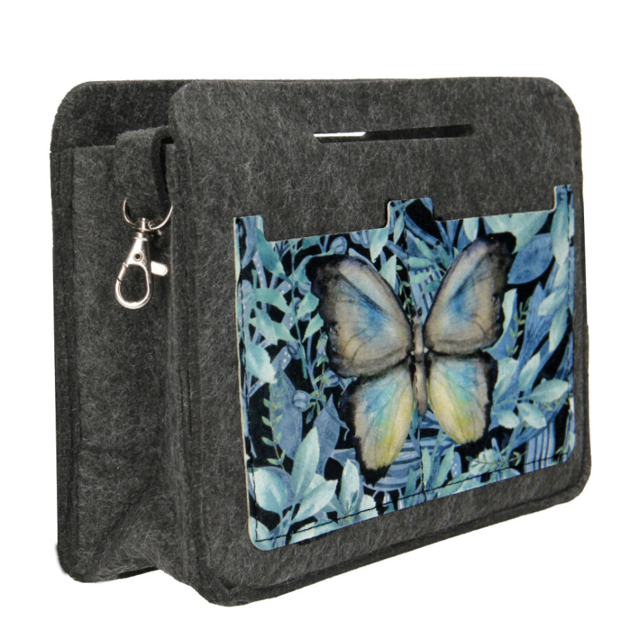 Bertoni Organizér do plstěné tašky Emanuel Blue 26 cm x 18 cm x 8 cm - main (2)