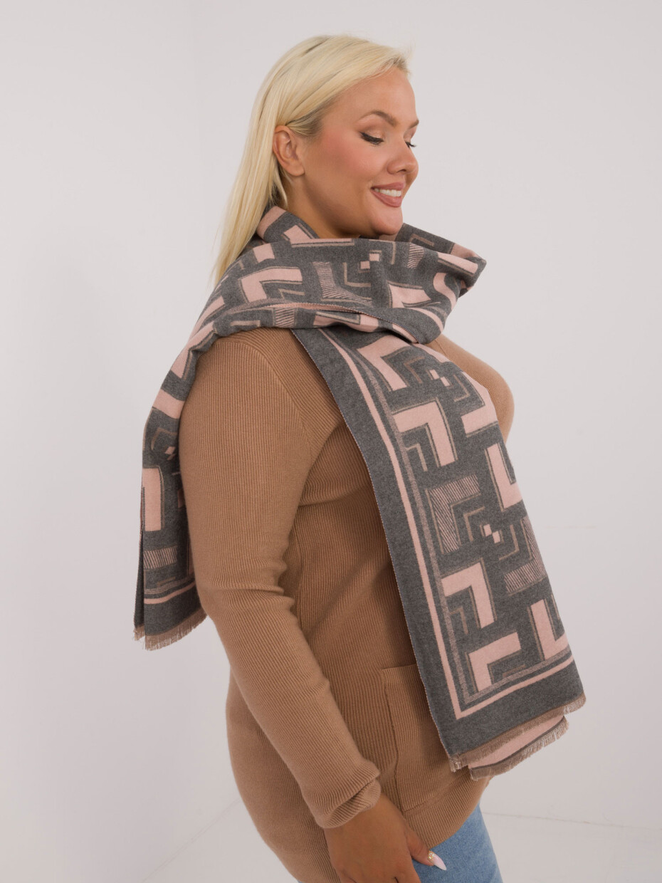 Šála AT SZ 23158.32 šedorůžová jedna velikost - main (3)