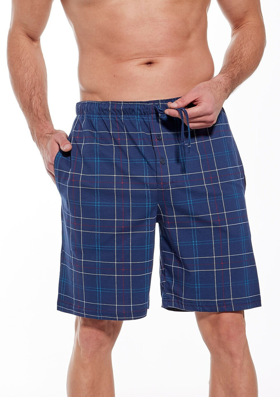 Pánské pyžamové kraťasy Cornette 698/13 S-2XL tmavě modrá M - main (3)