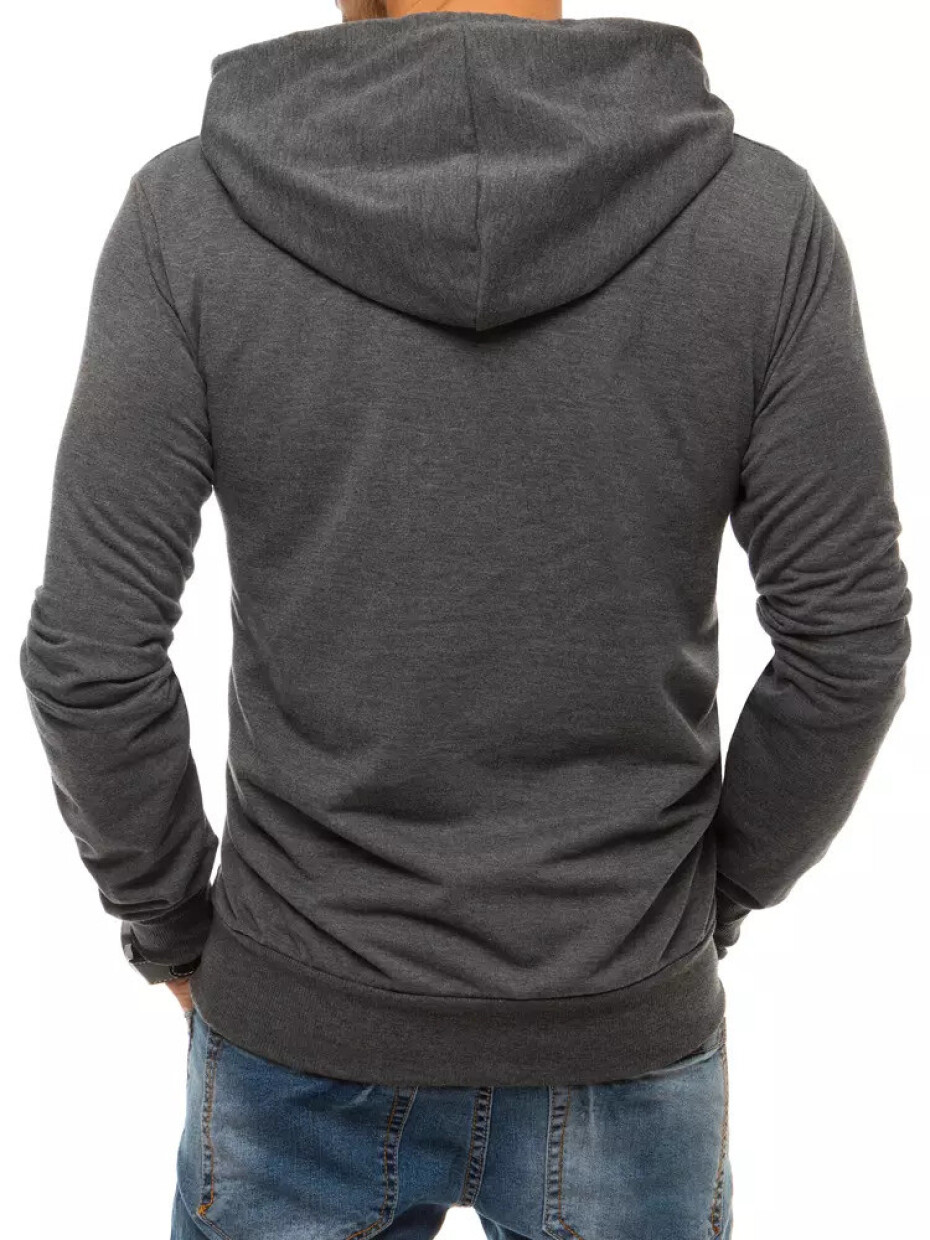 Tmavě šedá pánská mikina s kapucí BX4968 XXL - main (4)