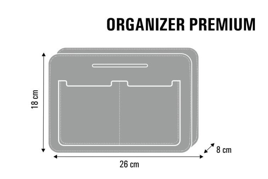 Bertoni Organizér na plstěné tašky Amazonia Green 26 cm x 18 cm x 8 cm - main (6)