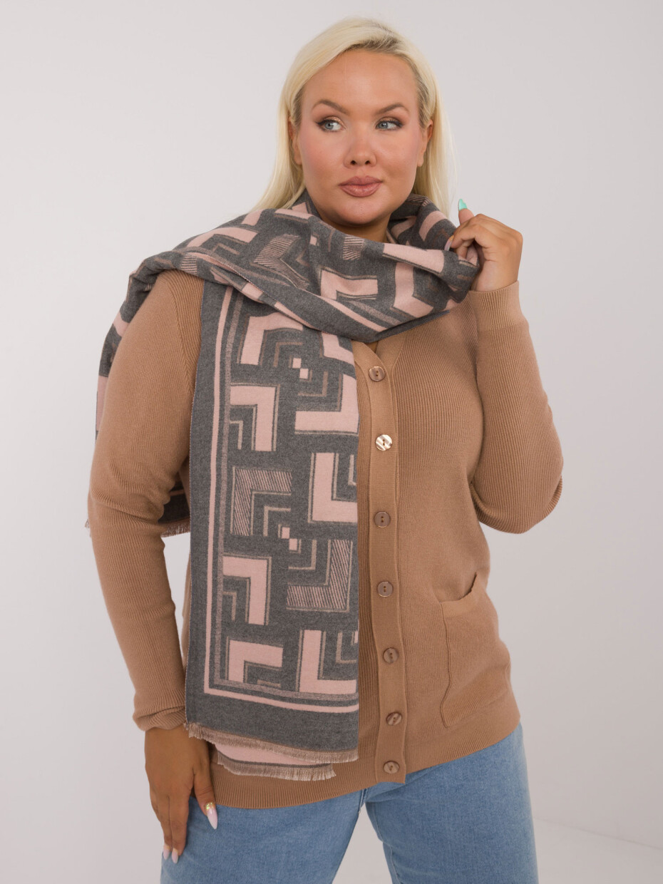 Šála AT SZ 23158.32 šedorůžová jedna velikost - main (5)