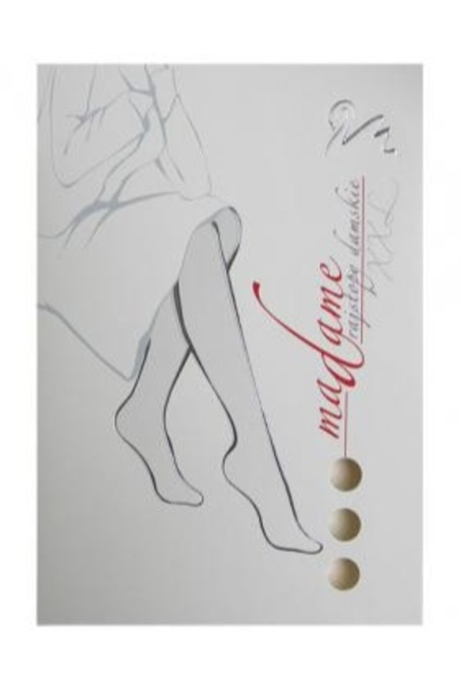 Hladké dámské punčochové kalhoty MADAME - XXL GRAFIT 170/176 - main (1)