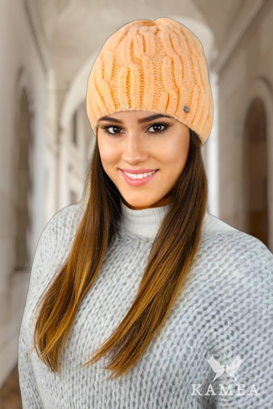 Kamea Hat K.22.058.10 Peach 54-60 - main (1)