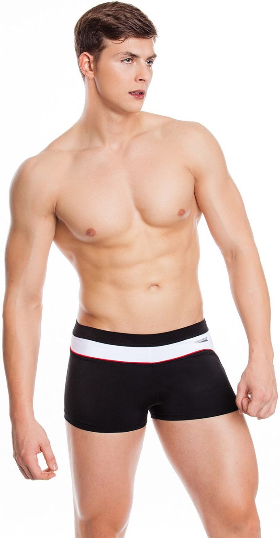 AQUA SPEED Plavecké šortky Grant černá/bílá XL - main (2)