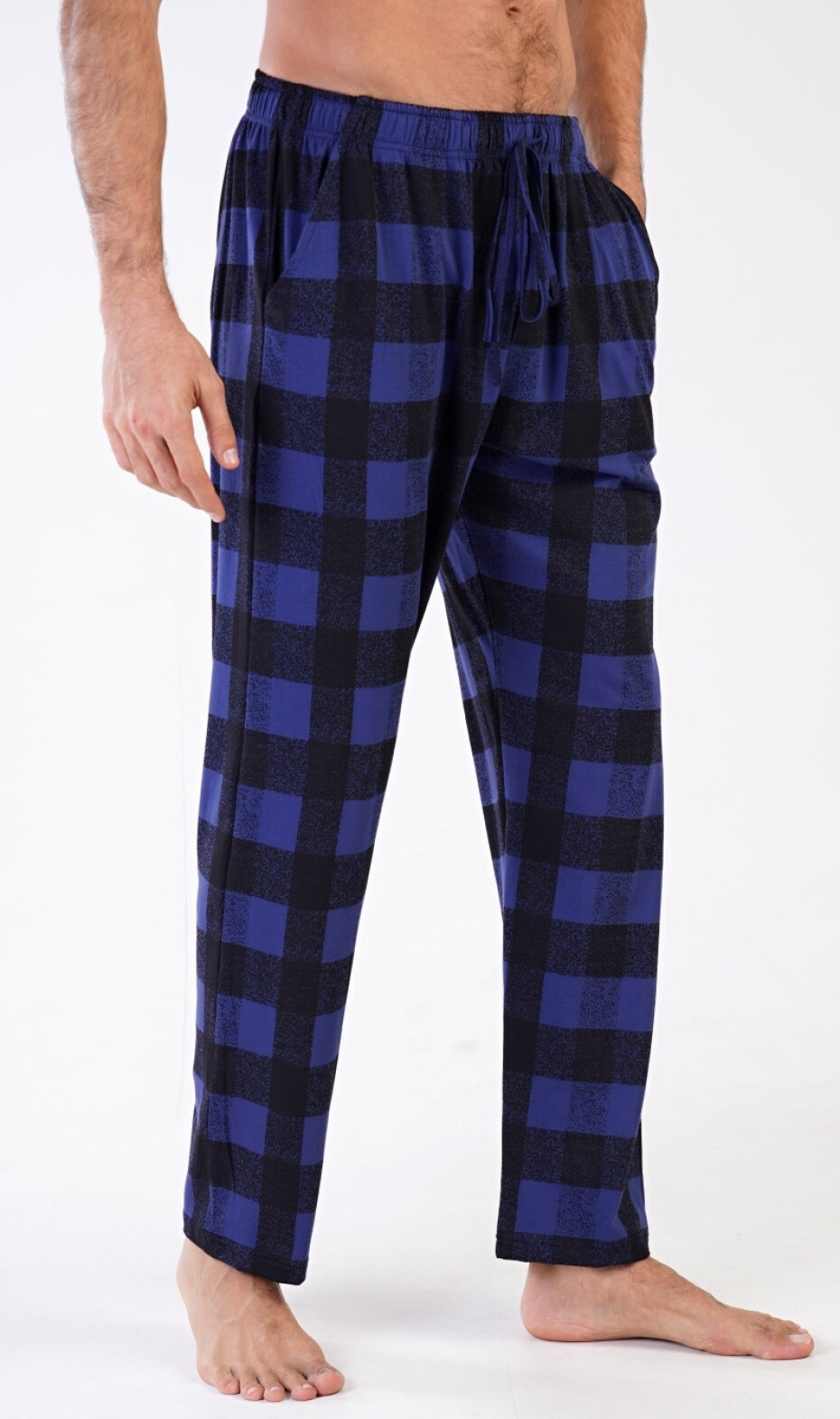 Pánské pyžamové kalhoty Johnny modrá 1XL - main (2)
